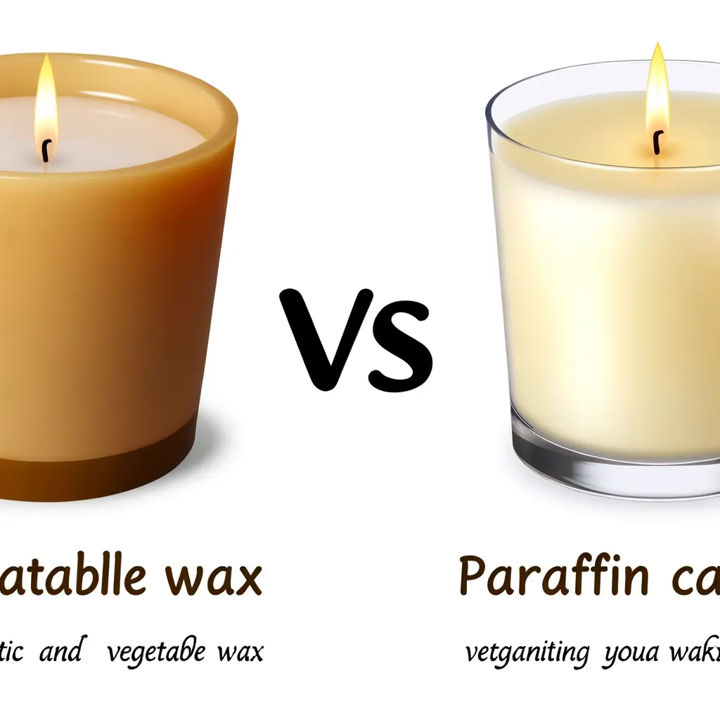 bougie cire végétale vs paraffine