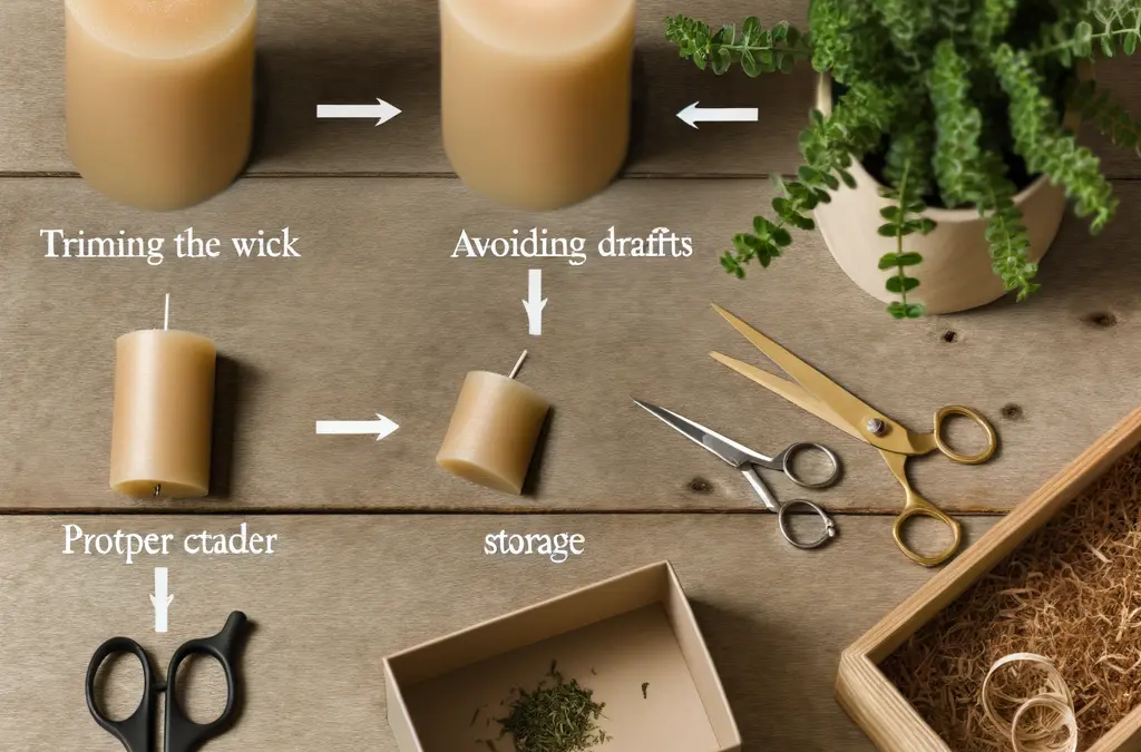 Comment entretenir une bougie naturelle : guide complet pour une flamme durable et sûre
