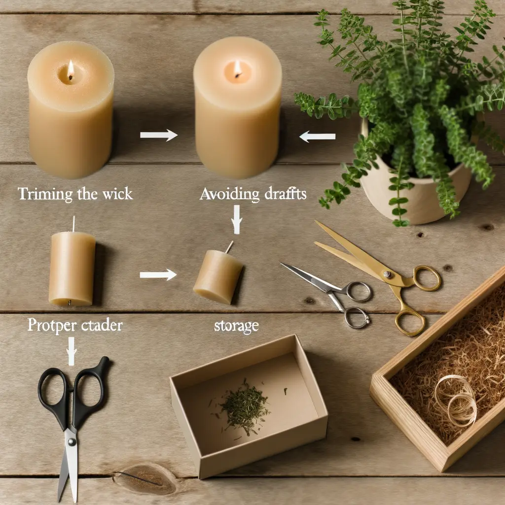comment entretenir une bougie naturelle